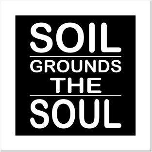 Soil Grounds The Soul Design Geologist V2 Posters and Art